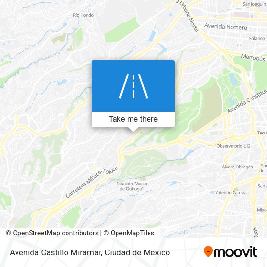 Avenida Castillo Miramar map