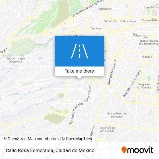 Calle Rosa Esmeralda map