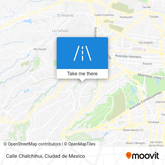 Calle Chalchihui map
