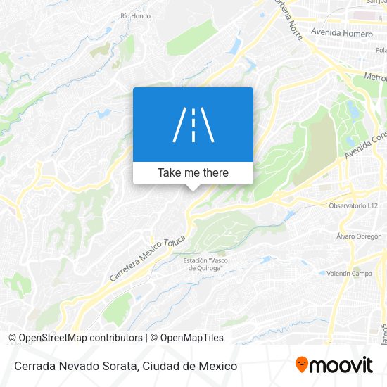 Cerrada Nevado Sorata map