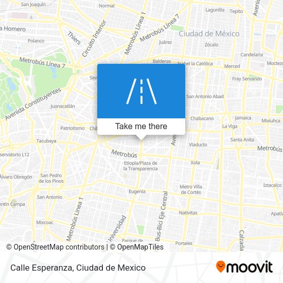 Calle Esperanza map