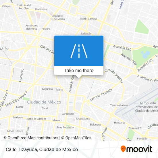 Calle Tizayuca map