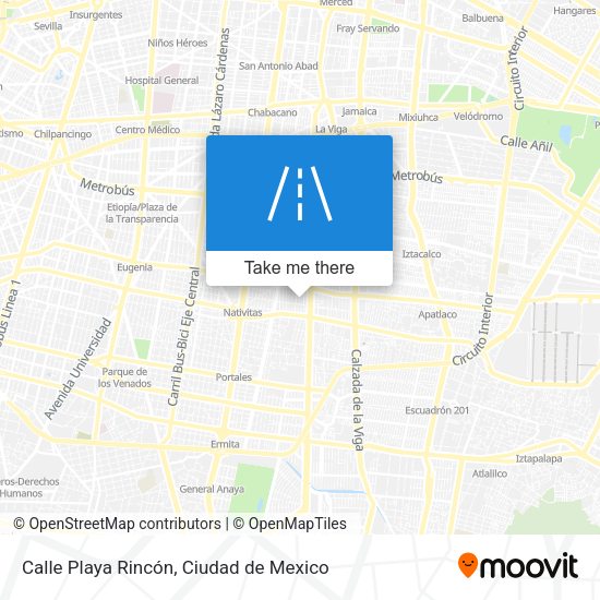 Calle Playa Rincón map