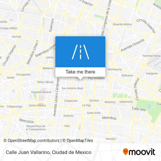 Calle Juan Vallarino map