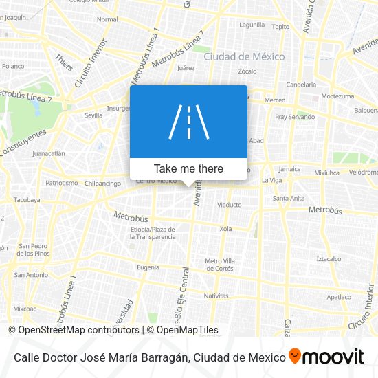 Calle Doctor José María Barragán map