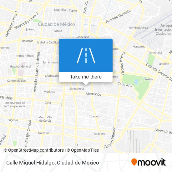 Calle Miguel Hidalgo map