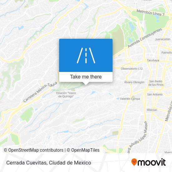 Cerrada Cuevitas map