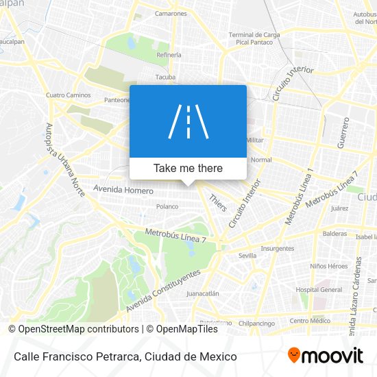 Mapa de Calle Francisco Petrarca