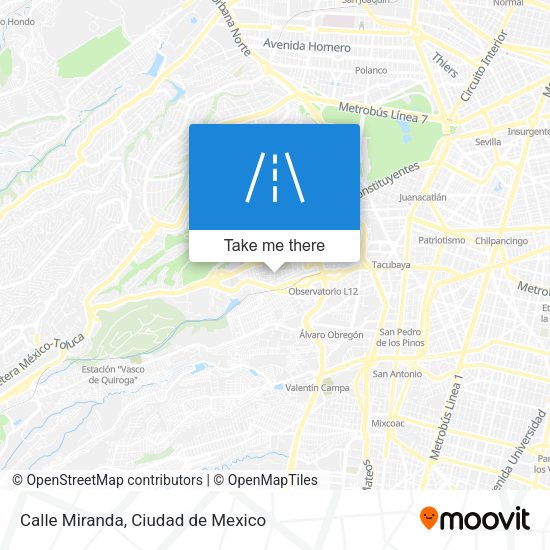 Mapa de Calle Miranda
