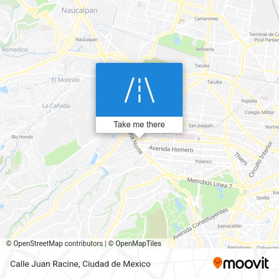 Calle Juan Racine map