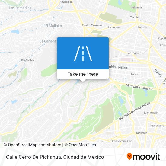 Calle Cerro De Pichahua map
