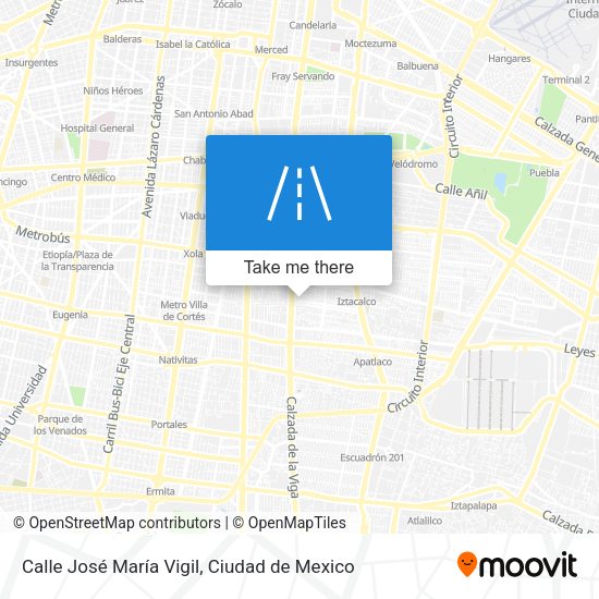 Calle José María Vigil map