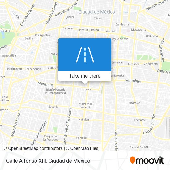 Mapa de Calle Alfonso XIII