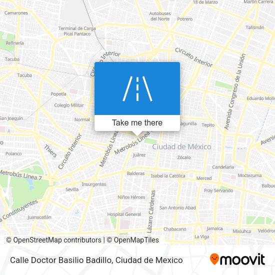 Calle Doctor Basilio Badillo map
