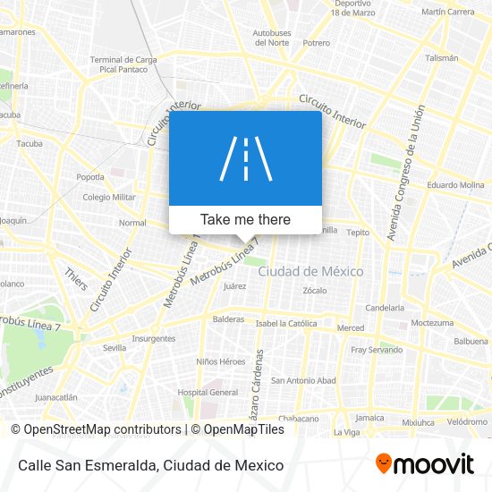 Calle San Esmeralda map