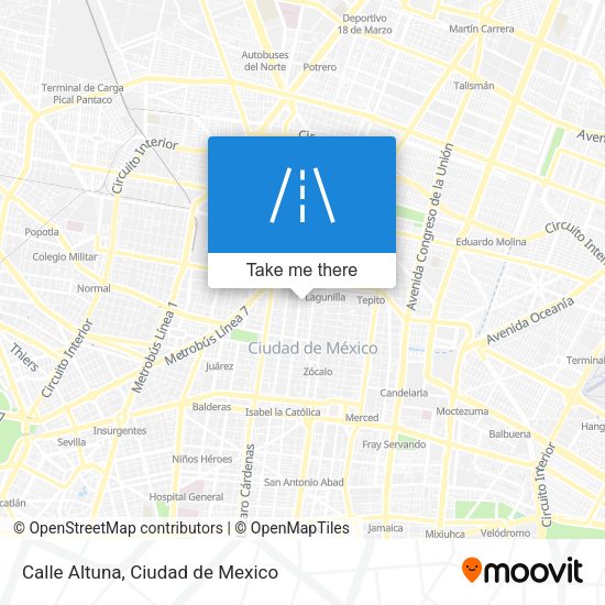 Mapa de Calle Altuna