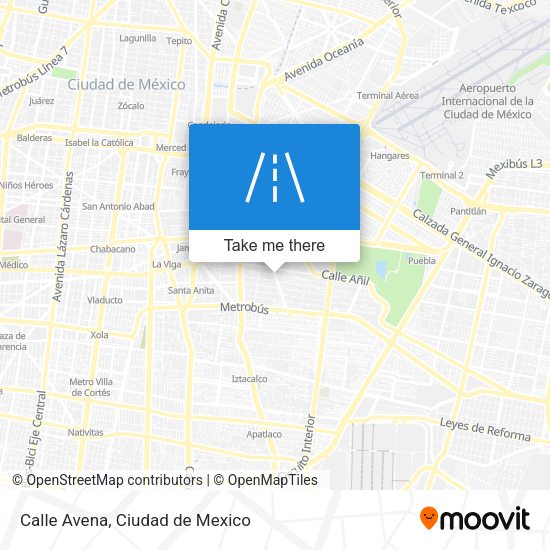 Mapa de Calle Avena