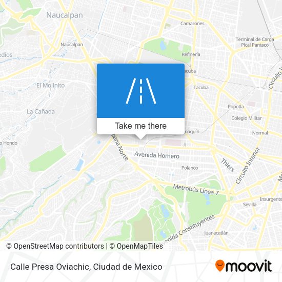 Mapa de Calle Presa Oviachic