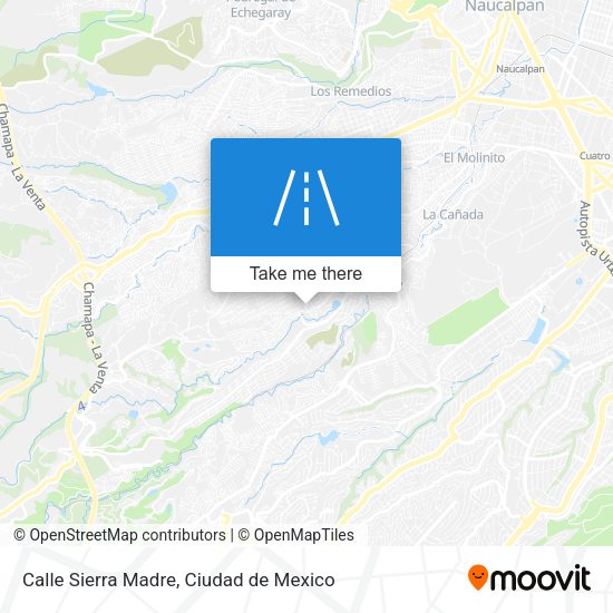 Calle Sierra Madre map