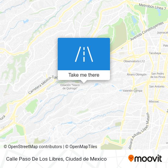Calle Paso De Los Libres map