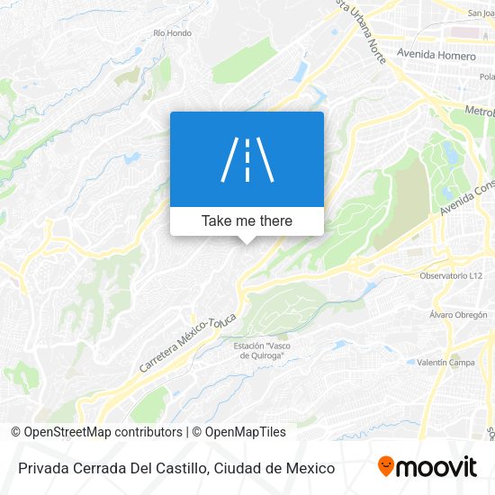 Privada Cerrada Del Castillo map