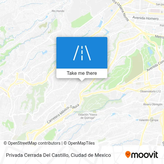 Privada Cerrada Del Castillo map