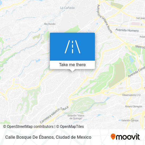 Mapa de Calle Bosque De Ébanos