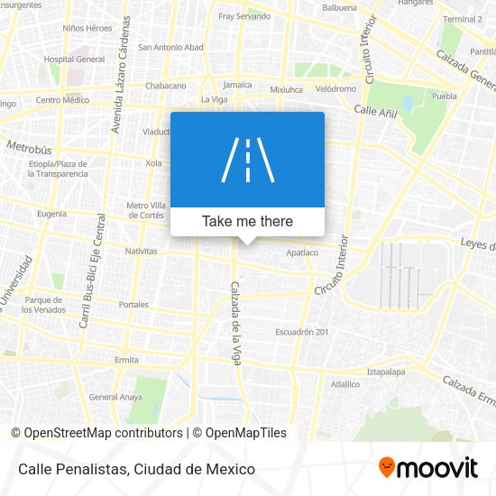 Calle Penalistas map