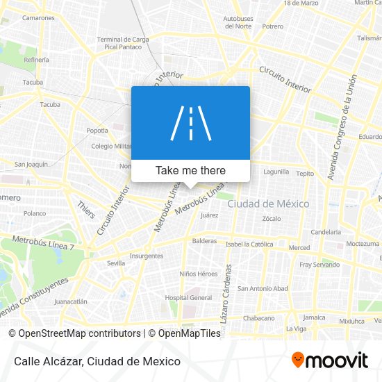 Calle Alcázar map