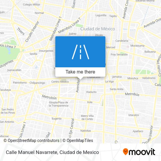 Mapa de Calle Manuel Navarrete
