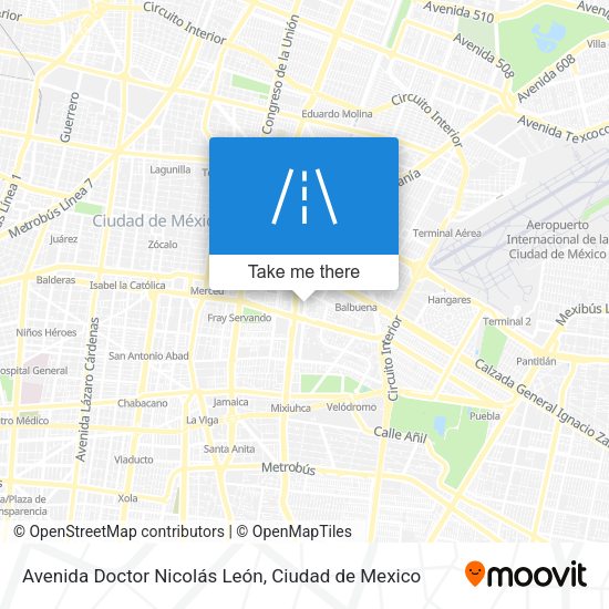 Avenida Doctor Nicolás León map