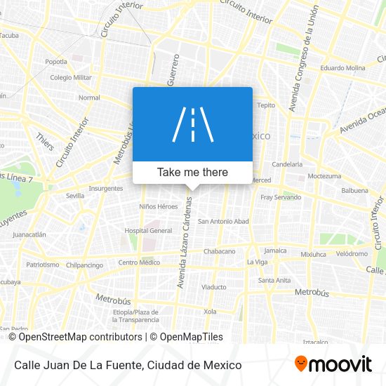 Calle Juan De La Fuente map