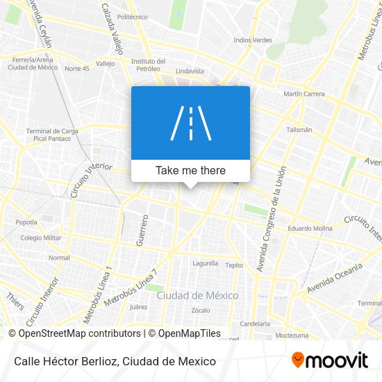 Mapa de Calle Héctor Berlioz