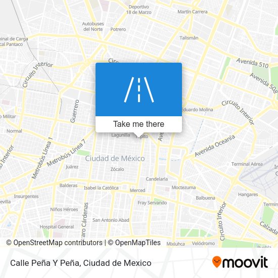 Calle Peña Y Peña map