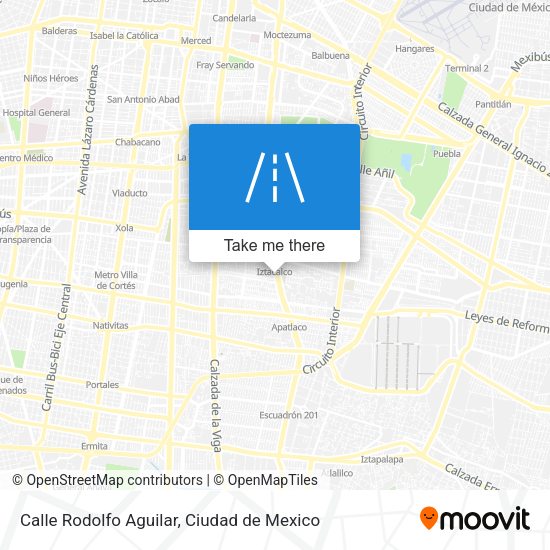 Mapa de Calle Rodolfo Aguilar