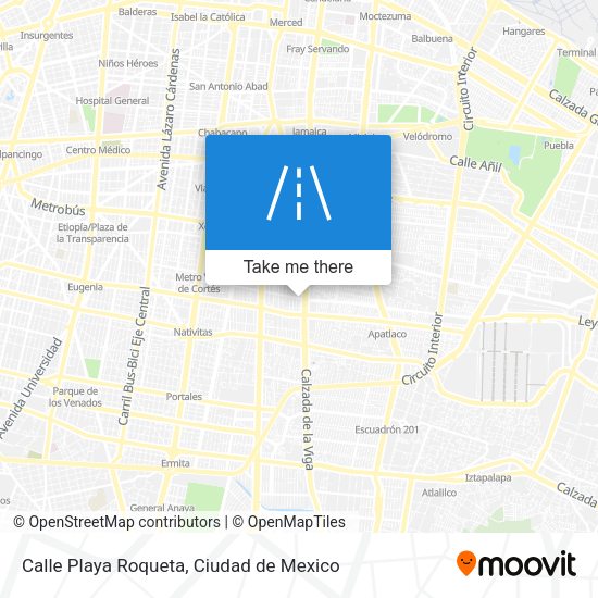 Calle Playa Roqueta map