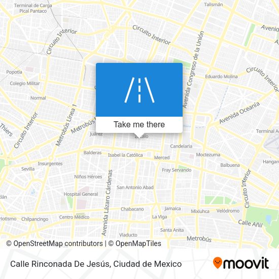 Calle Rinconada De Jesús map