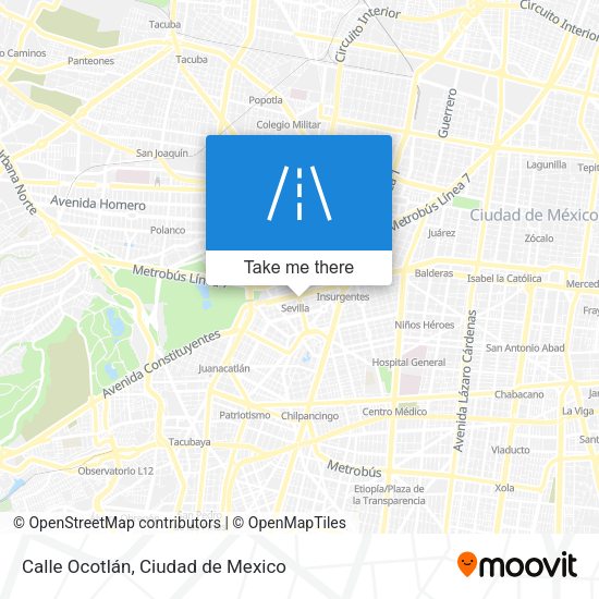 Mapa de Calle Ocotlán