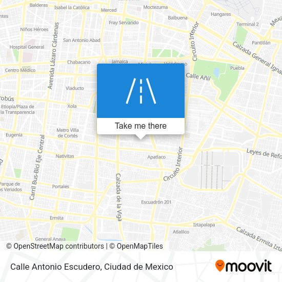 Calle Antonio Escudero map