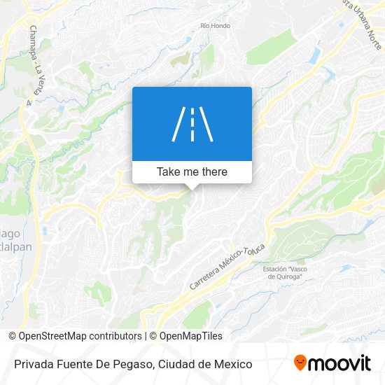 Privada Fuente De Pegaso map
