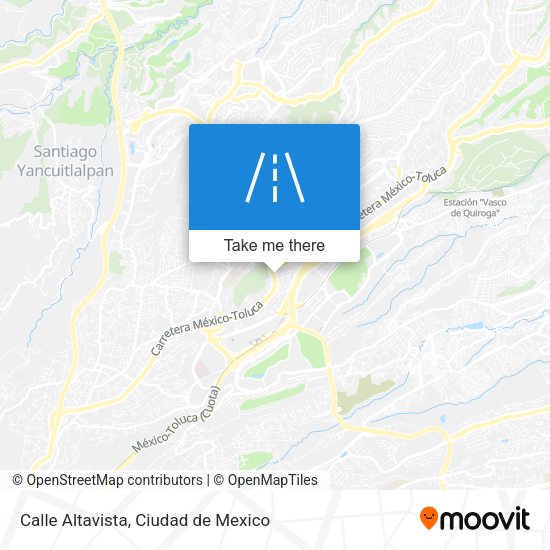 Calle Altavista map