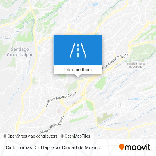 Calle Lomas De Tlapexco map
