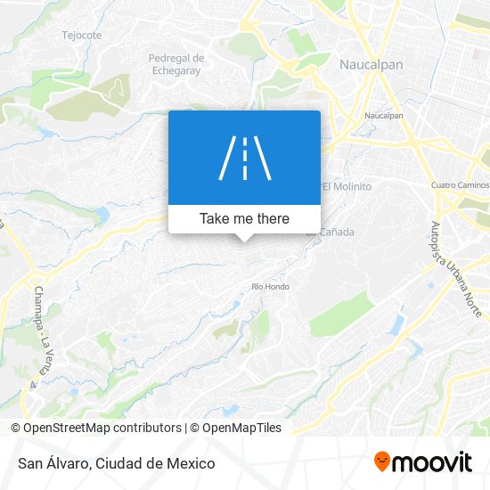 San Álvaro map