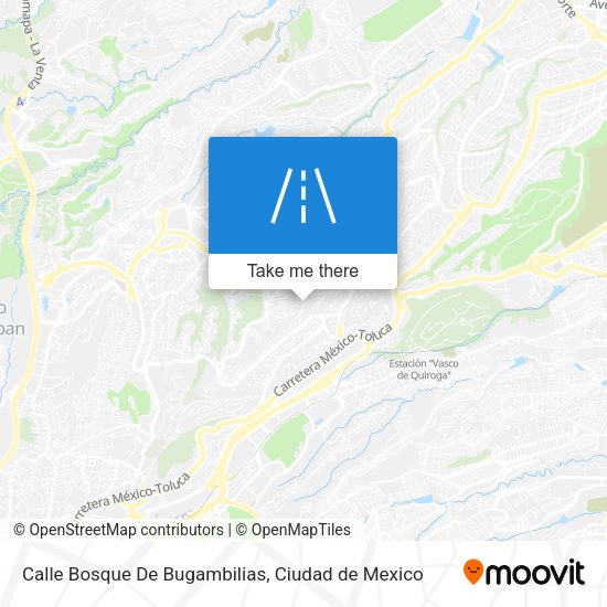 Calle Bosque De Bugambilias map