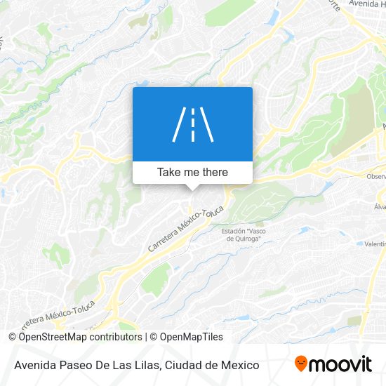 Avenida Paseo De Las Lilas map