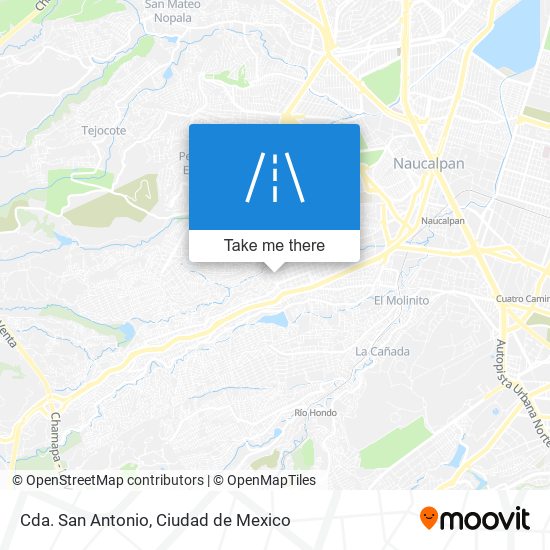 Cda. San Antonio map