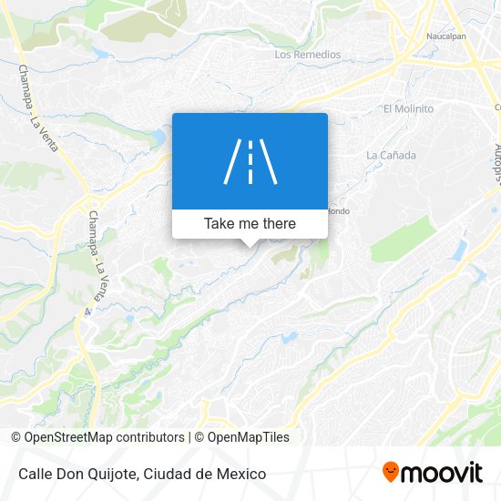 Calle Don Quijote map