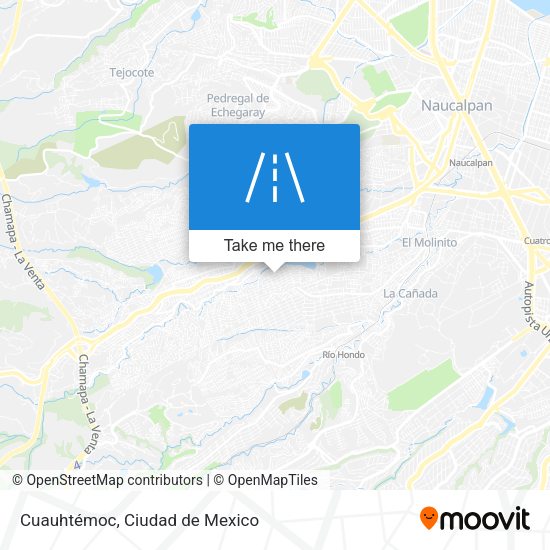 Mapa de Cuauhtémoc