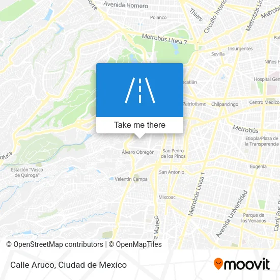 Mapa de Calle Aruco