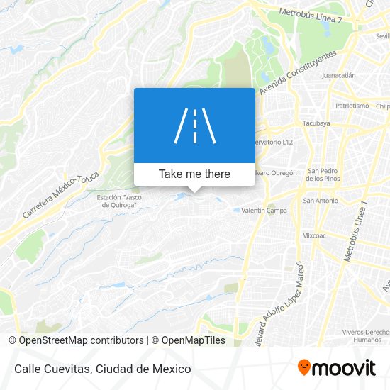 Calle Cuevitas map